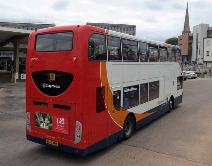 Stagecoach Devon Scania N230UD ADL Enviro400 15865